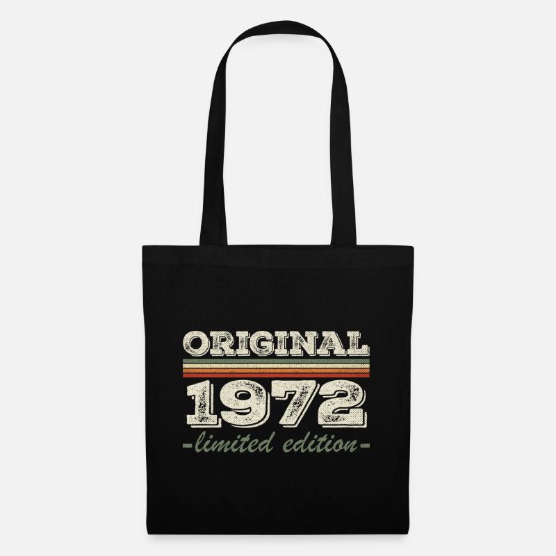 Legende seit 1972 Geboren 1972 Geburtstag 1972 - Stoffbeutel - Schwarz