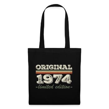 Legend since 1974 Born 1974 Birthday 1974 - Tote Bag - black - Front