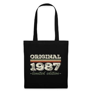 Legend since 1987 Born 1987 Birthday 1987 - Tote Bag - black - Front