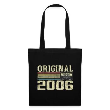 2006 Fêtes D’anniversaire - Cadeau Retro 2006 - Sac en tissu - noir - Devant