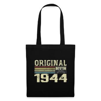 1944 Geburtstagsfeiern - 1944 Retro-Geschenk - Stoffbeutel - Schwarz - Vorne