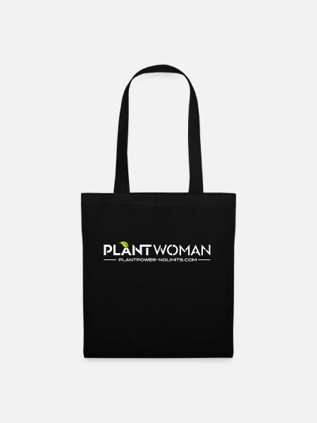 Femme Plante | Puissance de l’usine sans limites - Sac en tissu - noir