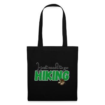 Besoin d’y aller - Sac en tissu - noir - Devant