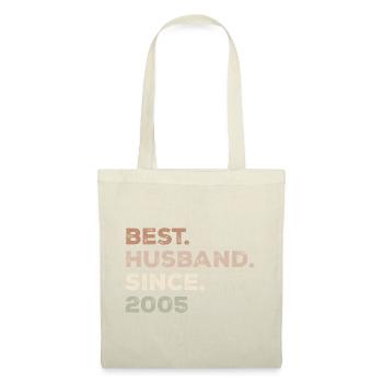 Meilleur Mari Depuis 2005 Cadeau D’anniversaire - Sac en tissu - nature - Devant