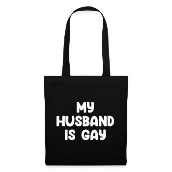 My Husband Is Gay - Tote Bag - black - Front