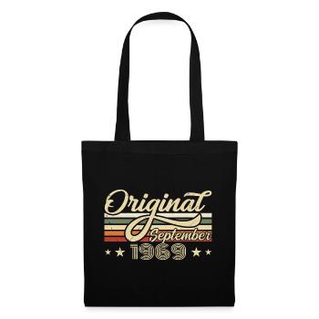 1969 September Born Birthday Year of birth 1969 - Tote Bag - black - Front