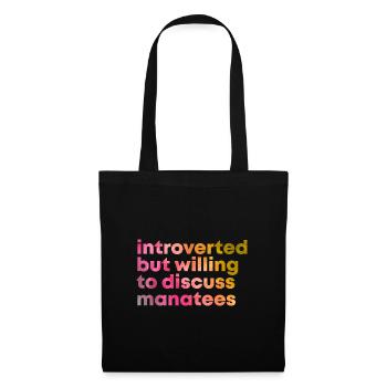 Manatee - Tote Bag - black - Front