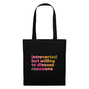 Raccoon - Tote Bag - black - Front