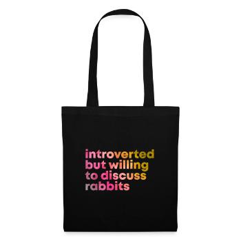 Rabbit - Tote Bag - black - Front