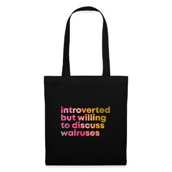 Walrus - Tote Bag - black - Front