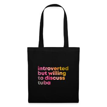 Tuba - Tote Bag - black - Front