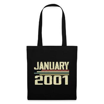 January 2001 - Birthday Gift January 2001 - Tote Bag - black - Front
