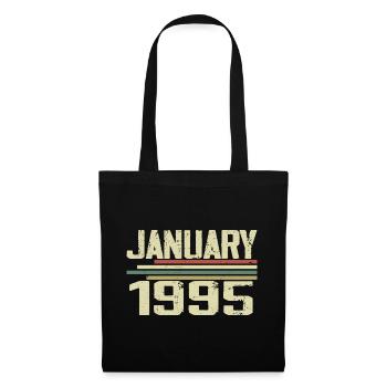 January 1995 - Birthday present January 1995 - Tote Bag - black - Front