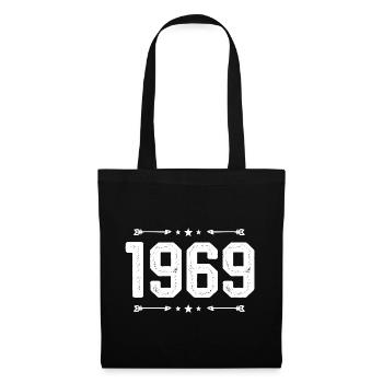 Millésime 1969 Millésime 56ème anniversaire 1969. - Sac en tissu - noir - Devant