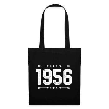 Millésime 1956 Millésime 69ème Anniversaire 1956 - Sac en tissu - noir - Devant