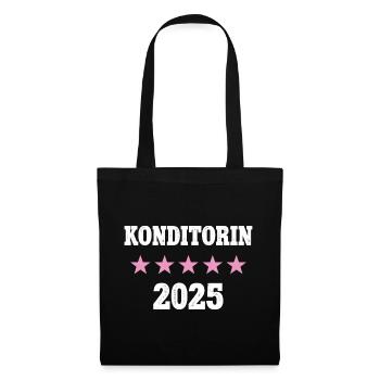 Pastry Chef 2025 New Job Work Training Apprenticeship - Tote Bag - black - Front