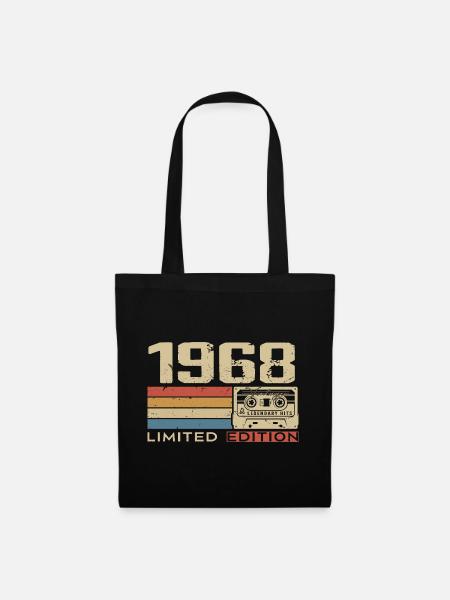 Legenden 1968 Jahrgang 1968 Jubiläum 1968 - Stoffbeutel - Schwarz