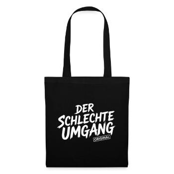 Der schlechte Umgang Original - Stoffbeutel - Schwarz - Vorne
