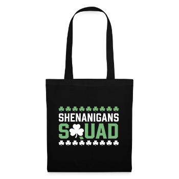 Shenanigans-Team Shamrock Tee - Stoffbeutel - Schwarz - Vorne