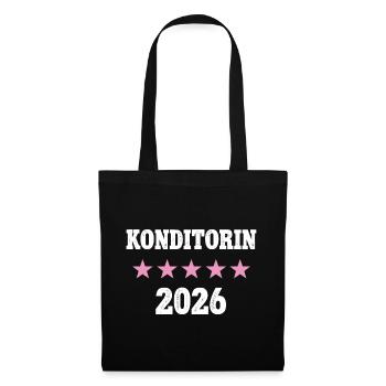 Confiseur 2026 Nouvel emploi Formation Apprentissage - Sac en tissu - noir - Devant