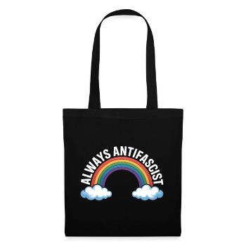 Always Antifascist - Antifa Tee - Tote Bag - black - Front