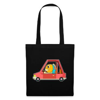 Fish Car - Tote Bag - black - Front