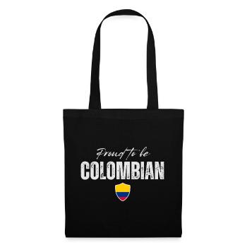 Fier d’être Colombien, fabriqué en Colombie - Sac en tissu - noir - Devant