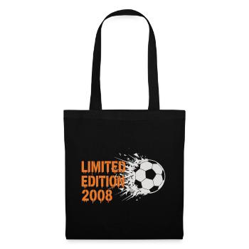 Fußball 2008 Geburtstag Limited Edition - Stoffbeutel - Schwarz - Vorne
