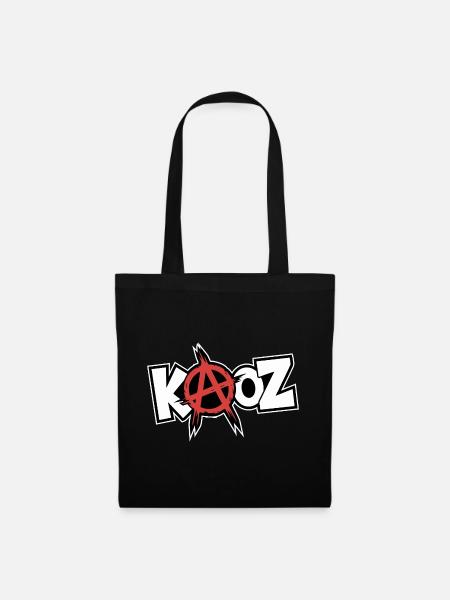 Kool KAOZ Anarchie Graffiti - Stoffbeutel - Schwarz
