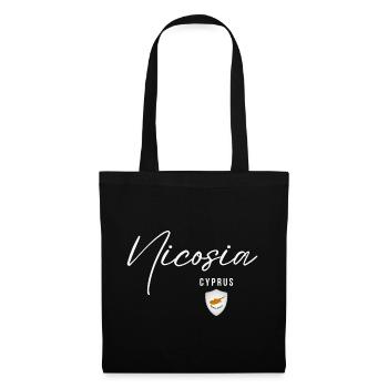 Nikosia, Zypern, elegantes Design, Nikosia, - Stoffbeutel - Schwarz - Vorne