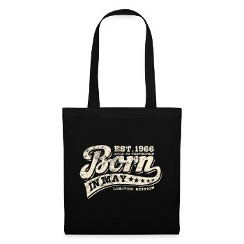 Born in May 1966 - Birthday - Gift - Tote Bag - black - Front