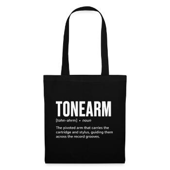 Anatomie du son : Définition du bras de lecture - Sac en tissu - noir - Devant