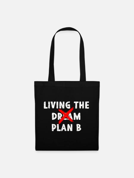 Plan_B - Tote Bag - black