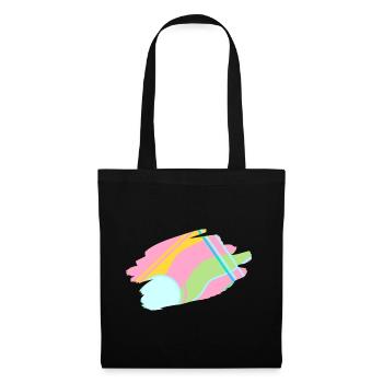 Pastel Abstract Design - Tote Bag - black - Front
