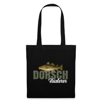 Dorsch Flüsterer - Stoffbeutel - Schwarz - Vorne