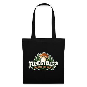 Fundstelle? Verrate ich Nicht - Stoffbeutel - Schwarz - Vorne