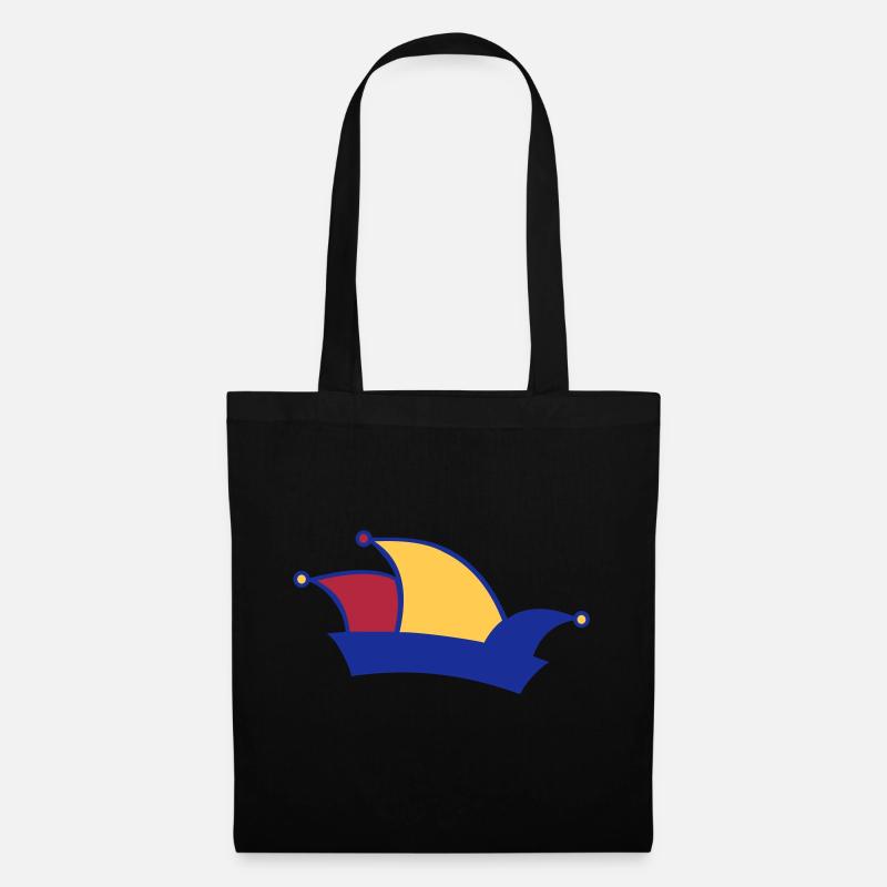 Bonnet de fou - Sac en tissu - noir