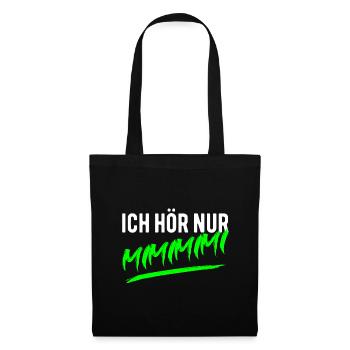 mimimimi - Stoffbeutel - Schwarz - Vorne