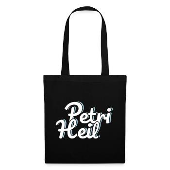 Petri Heil - Stoffbeutel - Schwarz - Vorne