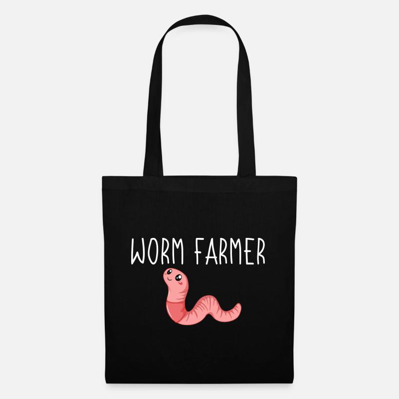 Worm Composting Compost Worm Worm Tea Gardener - Tote Bag - black