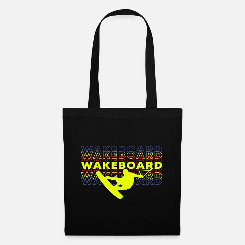 wakeboard wakeboarder-style - Stoffbeutel - Schwarz