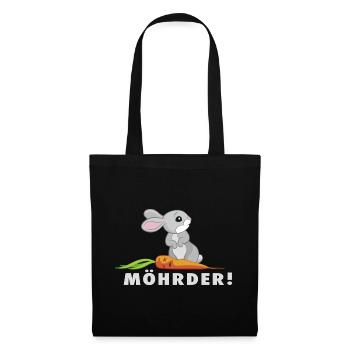 Möhrder - Stoffbeutel - Schwarz - Vorne