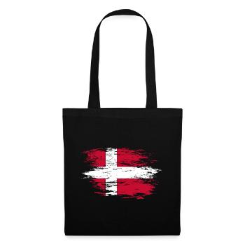 Denmark flag used - Tote Bag - black - Front