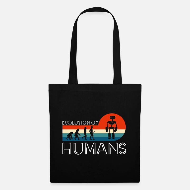 Android Cyborg - Sac en tissu - noir