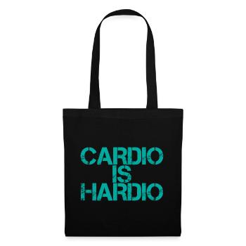 Cardio Is Hardio - Tote Bag - black - Front