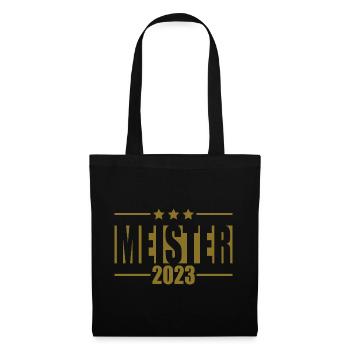 Meister 2023 Aufstiegstrikot Aufstieg 23 - Stoffbeutel - Schwarz - Vorne