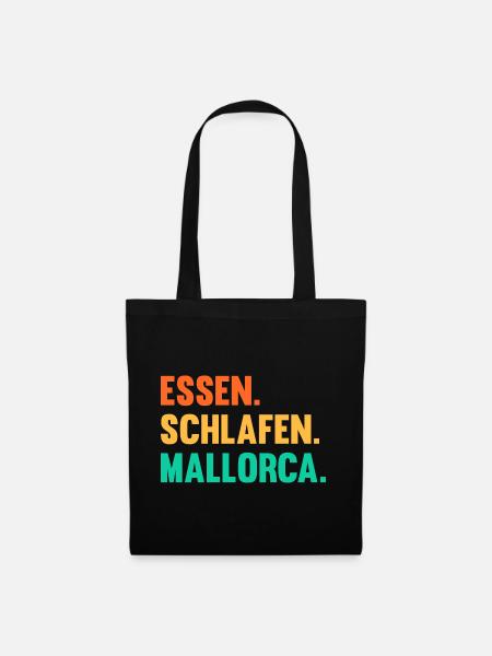 Party Urlaub Mallorca - Stoffbeutel - Schwarz