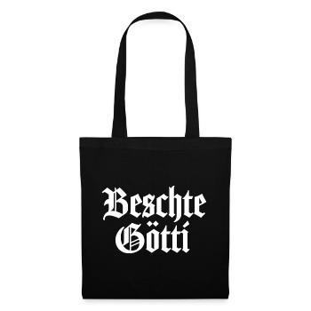 Beschte Götti uf da Welt bescht Götti Schweiz - Stoffbeutel - Schwarz - Vorne