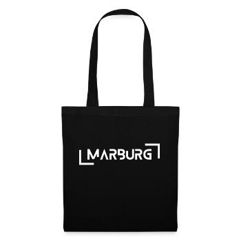 Marburg - Stoffbeutel - Schwarz - Vorne