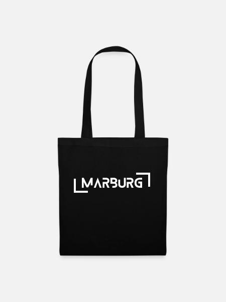 Marburg - Stoffbeutel - Schwarz